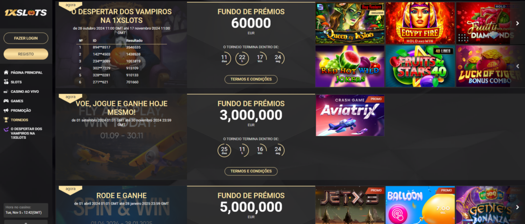 1xSlot jogos